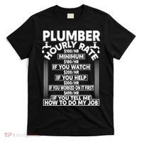 Plumber Hourly Rate T-Shirt thumb 0