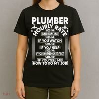 Plumber Hourly Rate T-Shirt thumb 4