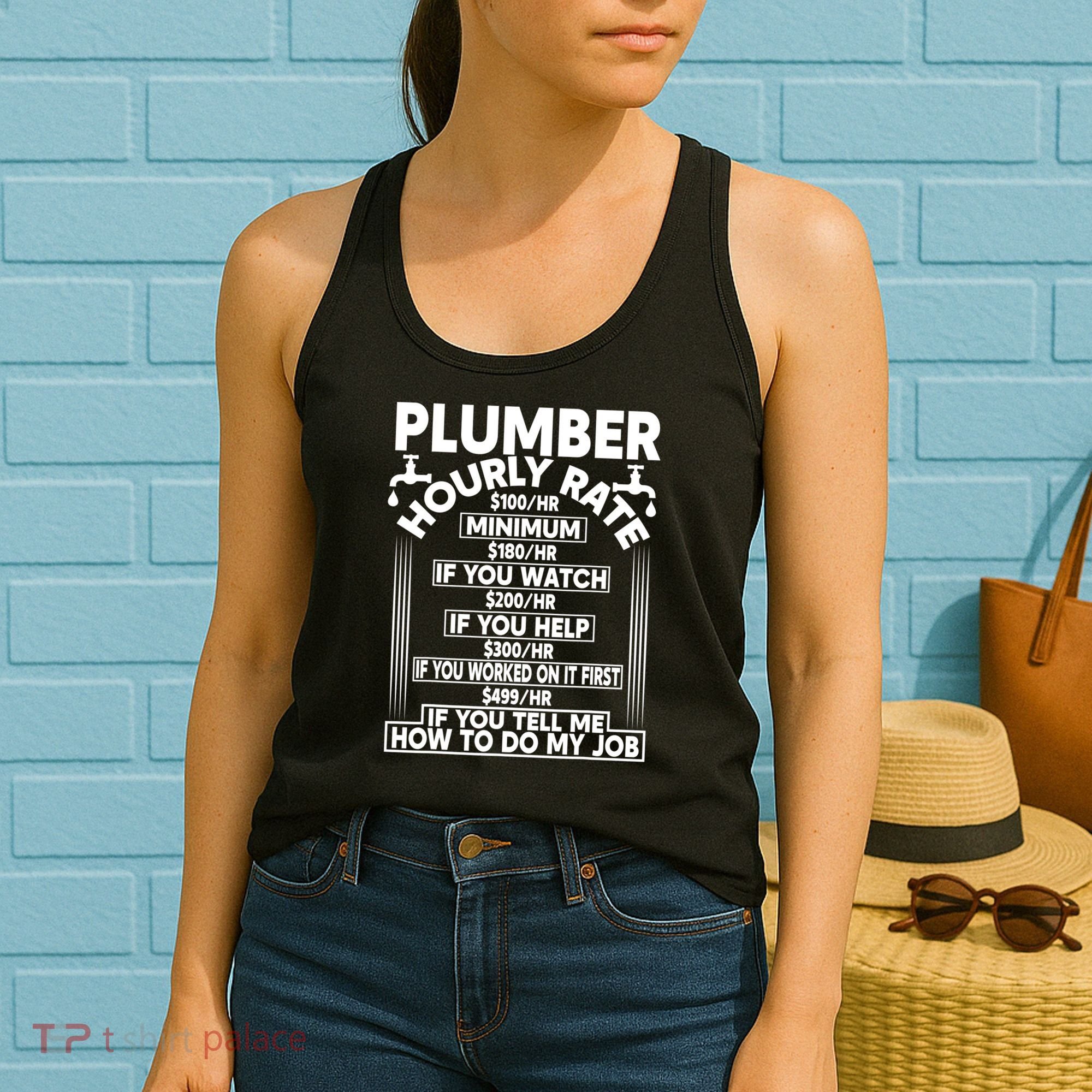 Plumber Hourly Rate Women's Tank Top