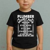 Plumber Hourly Rate Toddler T-Shirt thumb 2
