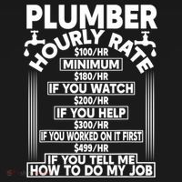 Plumber Hourly Rate Kids Sweatshirt thumb 2