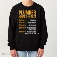 Plumber Hourly Rate Plumber Women's Sweatshirt thumb 0