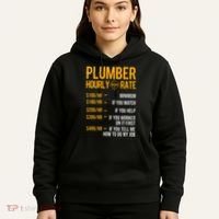 Plumber Hourly Rate Plumber Hoodie thumb 5