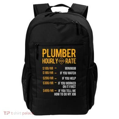 Plumber Hourly Rate Plumber Backpack