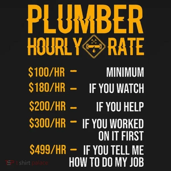Plumber Hourly Rate Plumber Bucket Hat