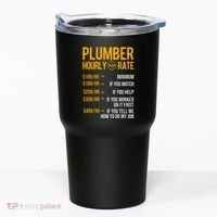 Plumber Hourly Rate Plumber Tumbler thumb 0
