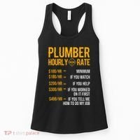 Plumber Hourly Rate Plumber Women's Tank Top thumb 0