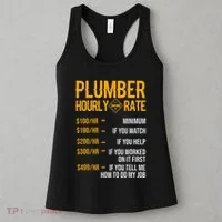 Plumber Hourly Rate Plumber Women's Tank Top thumb 3