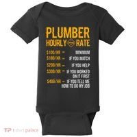 Plumber Hourly Rate Plumber Baby Bodysuit thumb 0