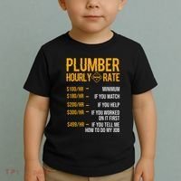 Plumber Hourly Rate Plumber Toddler T-Shirt thumb 2