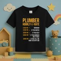 Plumber Hourly Rate Plumber Toddler T-Shirt thumb 3