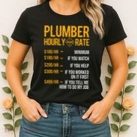 Plumber Hourly Rate Plumber Women's T-Shirt thumb 2