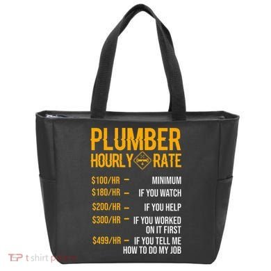 Plumber Hourly Rate Plumber Tote Bag