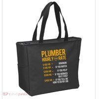 Plumber Hourly Rate Plumber Tote Bag thumb 2