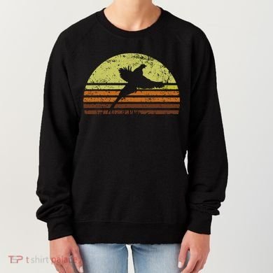 Pheasant Hunting South Dakota Upland Bird Game Hunter Retro Women's Sweatshirt