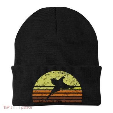 Pheasant Hunting South Dakota Upland Bird Game Hunter Retro Beanie