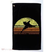 Pheasant Hunting South Dakota Upland Bird Game Hunter Retro Golf Towel thumb 0