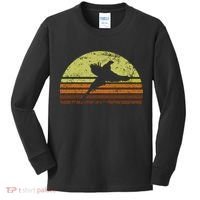 Pheasant Hunting South Dakota Upland Bird Game Hunter Retro Kids Long Sleeve Shirt thumb 0