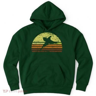 Pheasant Hunting South Dakota Upland Bird Game Hunter Retro Hoodie