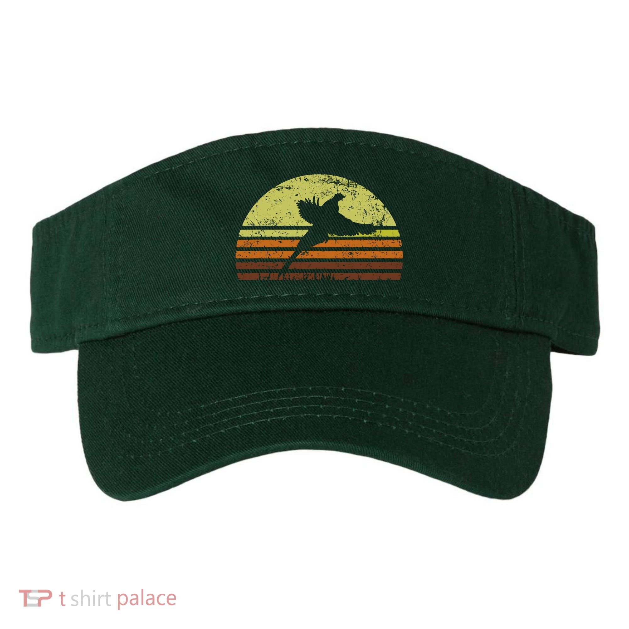 Pheasant Hunting South Dakota Upland Bird Game Hunter Retro Visor