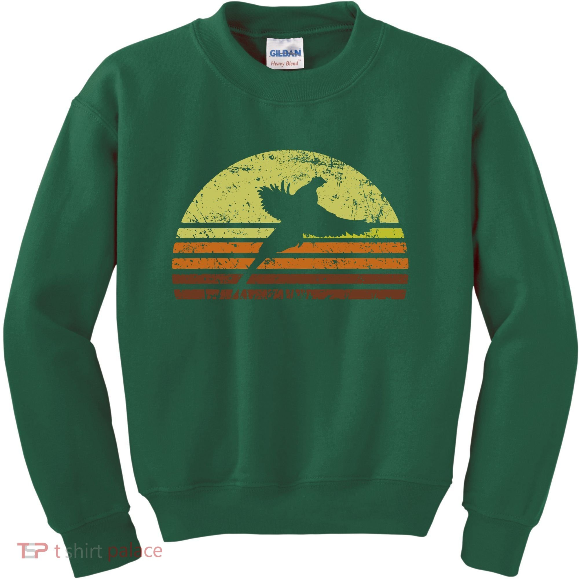 Pheasant Hunting South Dakota Upland Bird Game Hunter Retro Kids Sweatshirt