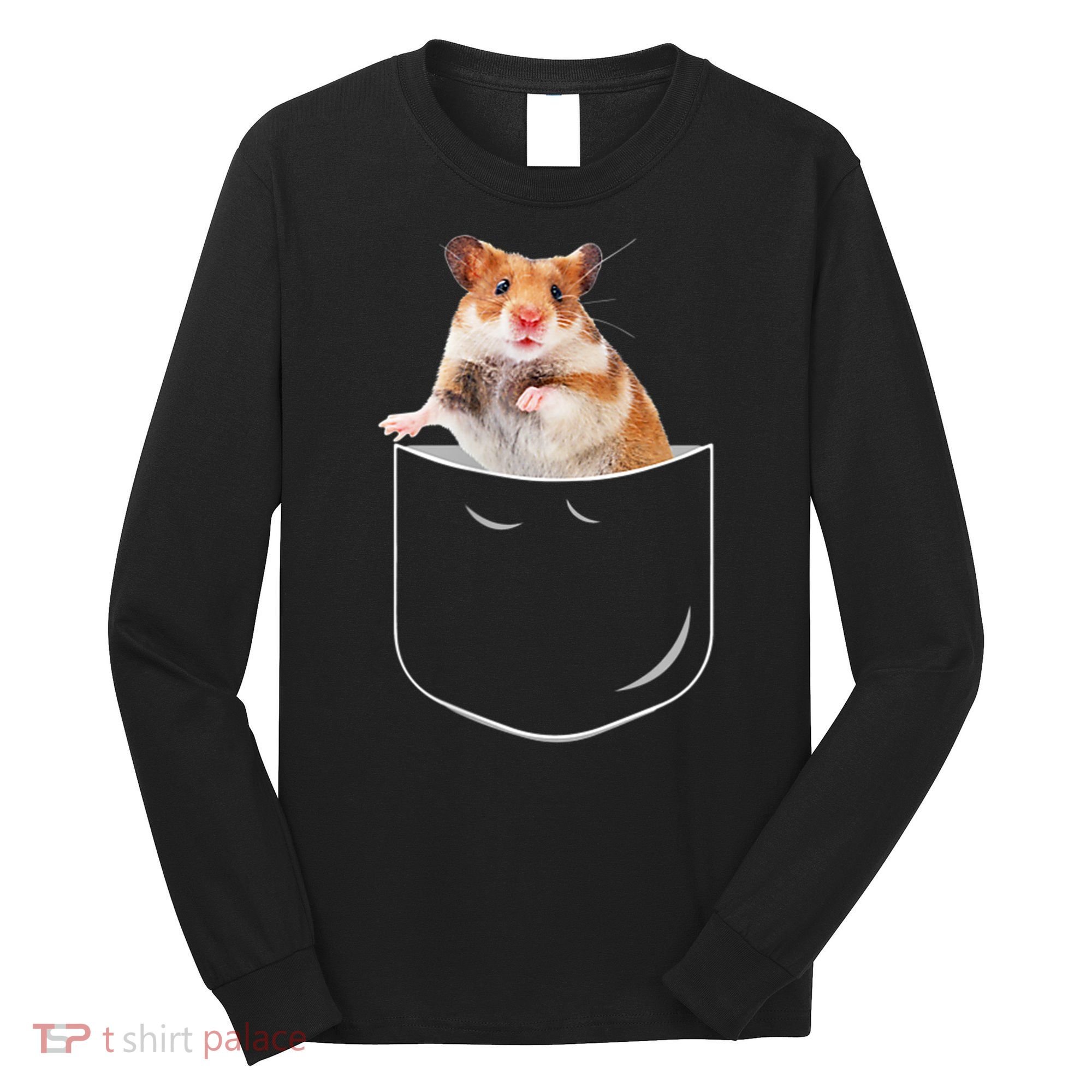 Pocket Hamster Shirt, Funny Hamster In Pocket Gift Tshirt TShirt Long Sleeve Shirt
