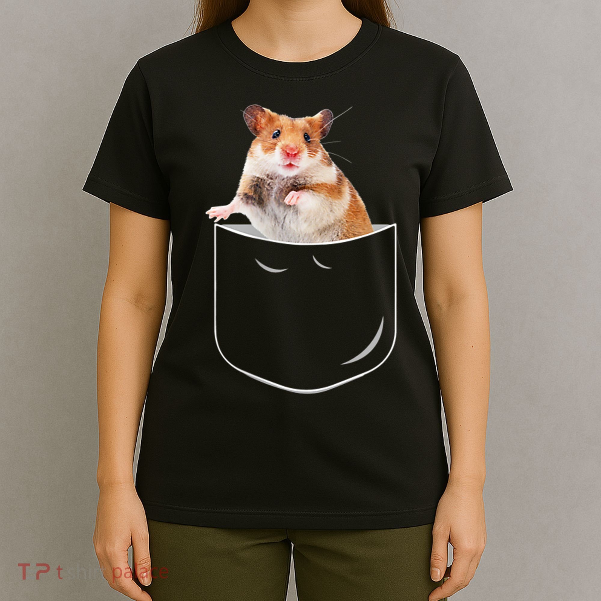 Pocket Hamster Shirt, Funny Hamster In Pocket Gift Tshirt TShirt T-Shirt