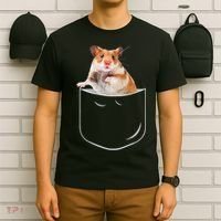 Pocket Hamster Shirt, Funny Hamster In Pocket Gift Tshirt TShirt T-Shirt thumb 6