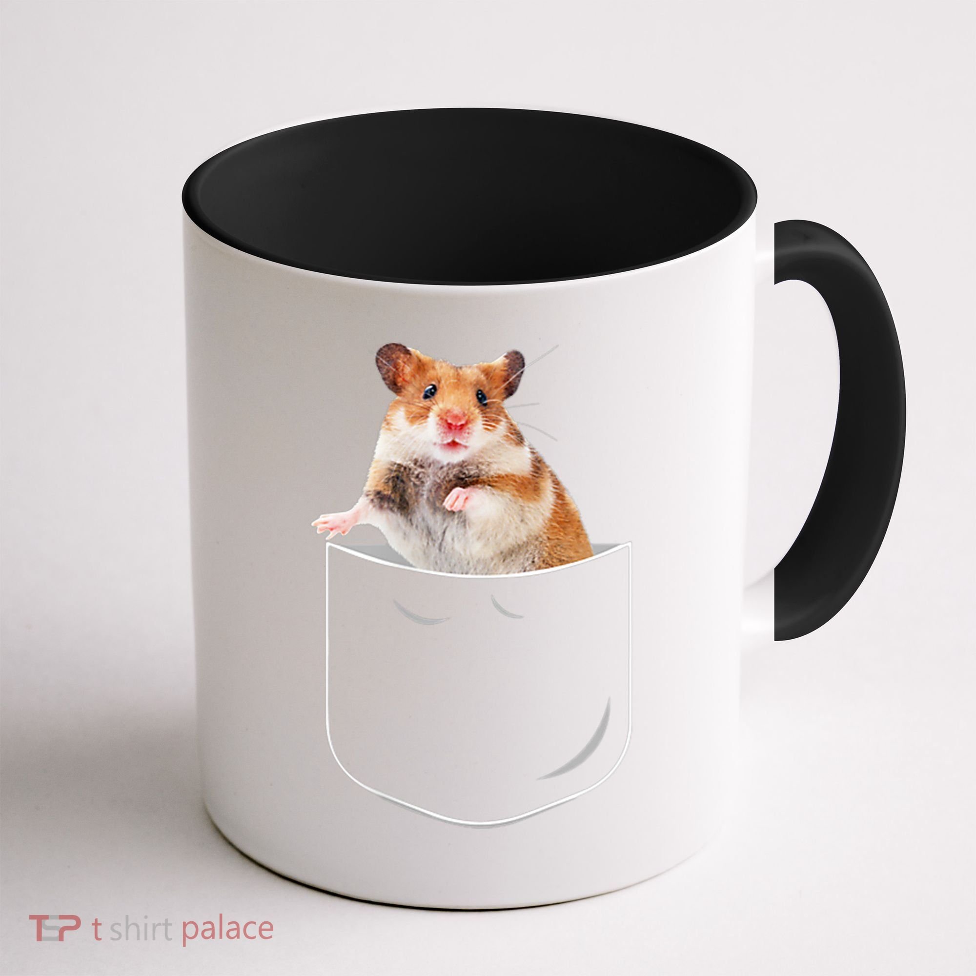 Pocket Hamster Shirt, Funny Hamster In Pocket Gift Tshirt TShirt Coffee Mug