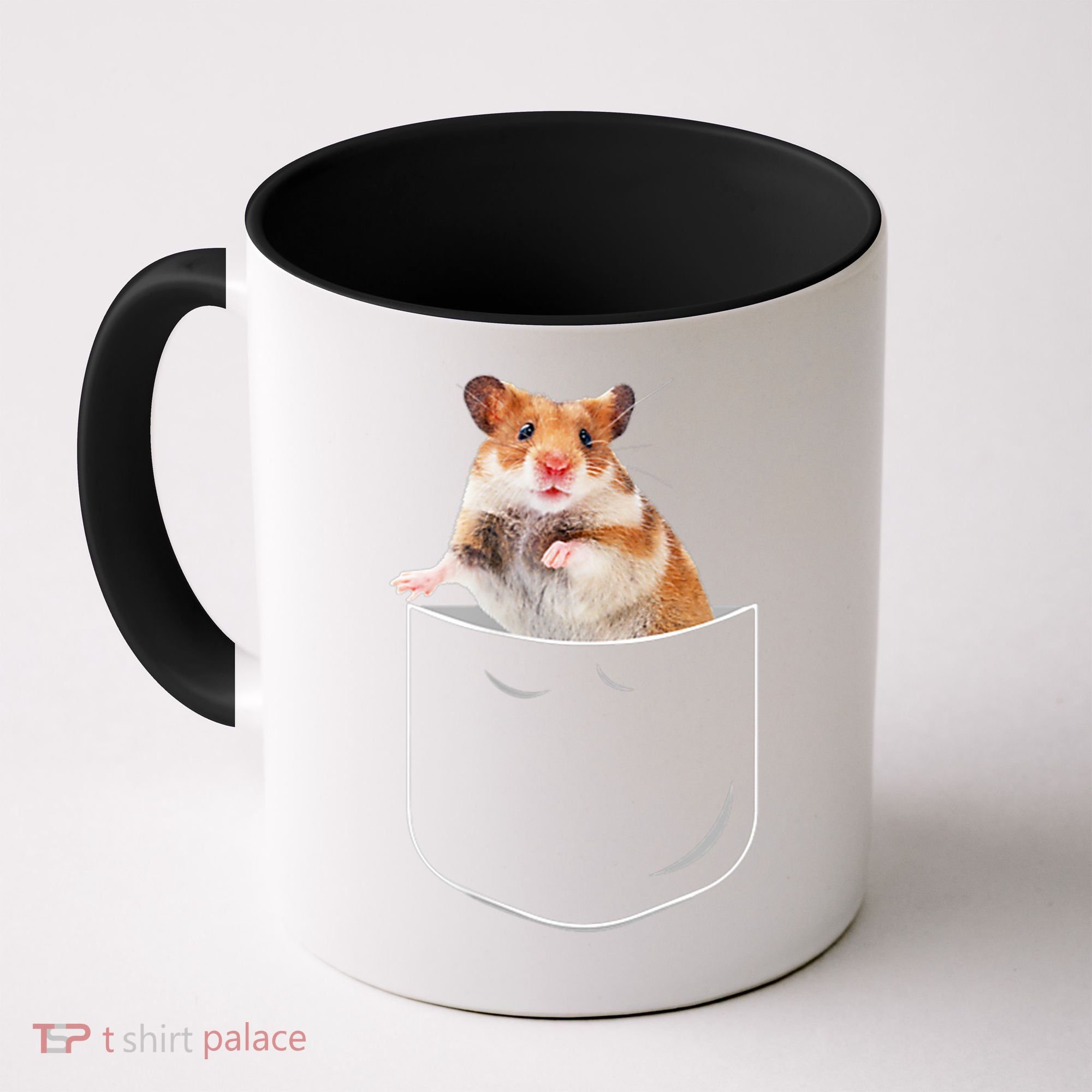 Pocket Hamster Shirt, Funny Hamster In Pocket Gift Tshirt TShirt Coffee Mug