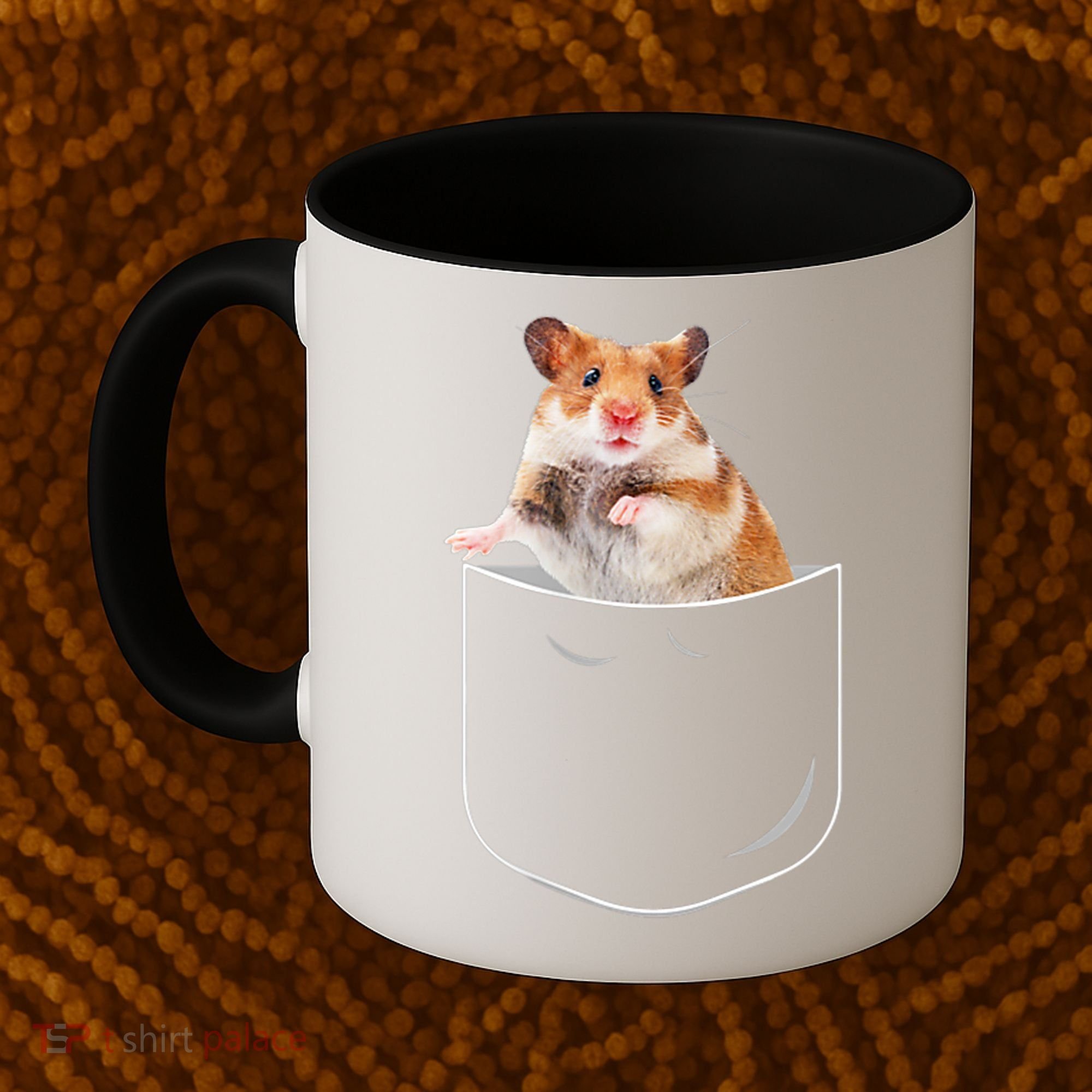 Pocket Hamster Shirt, Funny Hamster In Pocket Gift Tshirt TShirt Coffee Mug