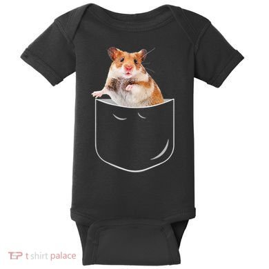 Pocket Hamster Shirt, Funny Hamster In Pocket Gift Tshirt TShirt Baby Bodysuit