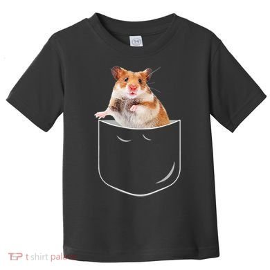 Pocket Hamster Shirt, Funny Hamster In Pocket Gift Tshirt TShirt Toddler T-Shirt