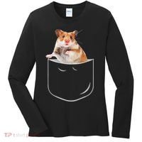 Pocket Hamster Shirt, Funny Hamster In Pocket Gift Tshirt TShirt Women's Long Sleeve Shirt thumb 0