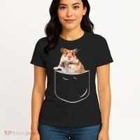 Pocket Hamster Shirt, Funny Hamster In Pocket Gift Tshirt TShirt Women's T-Shirt thumb 4
