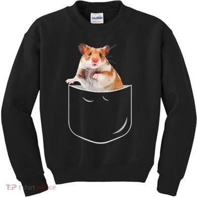 Pocket Hamster Shirt, Funny Hamster In Pocket Gift Tshirt TShirt Kids Sweatshirt