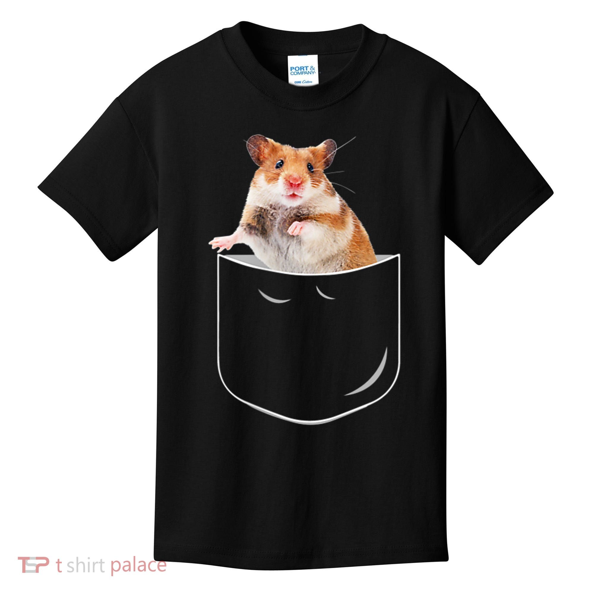 Pocket Hamster Shirt, Funny Hamster In Pocket Gift Tshirt TShirt Kids T-Shirt