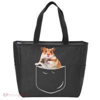 Pocket Hamster Shirt, Funny Hamster In Pocket Gift Tshirt TShirt Tote Bag thumb 0