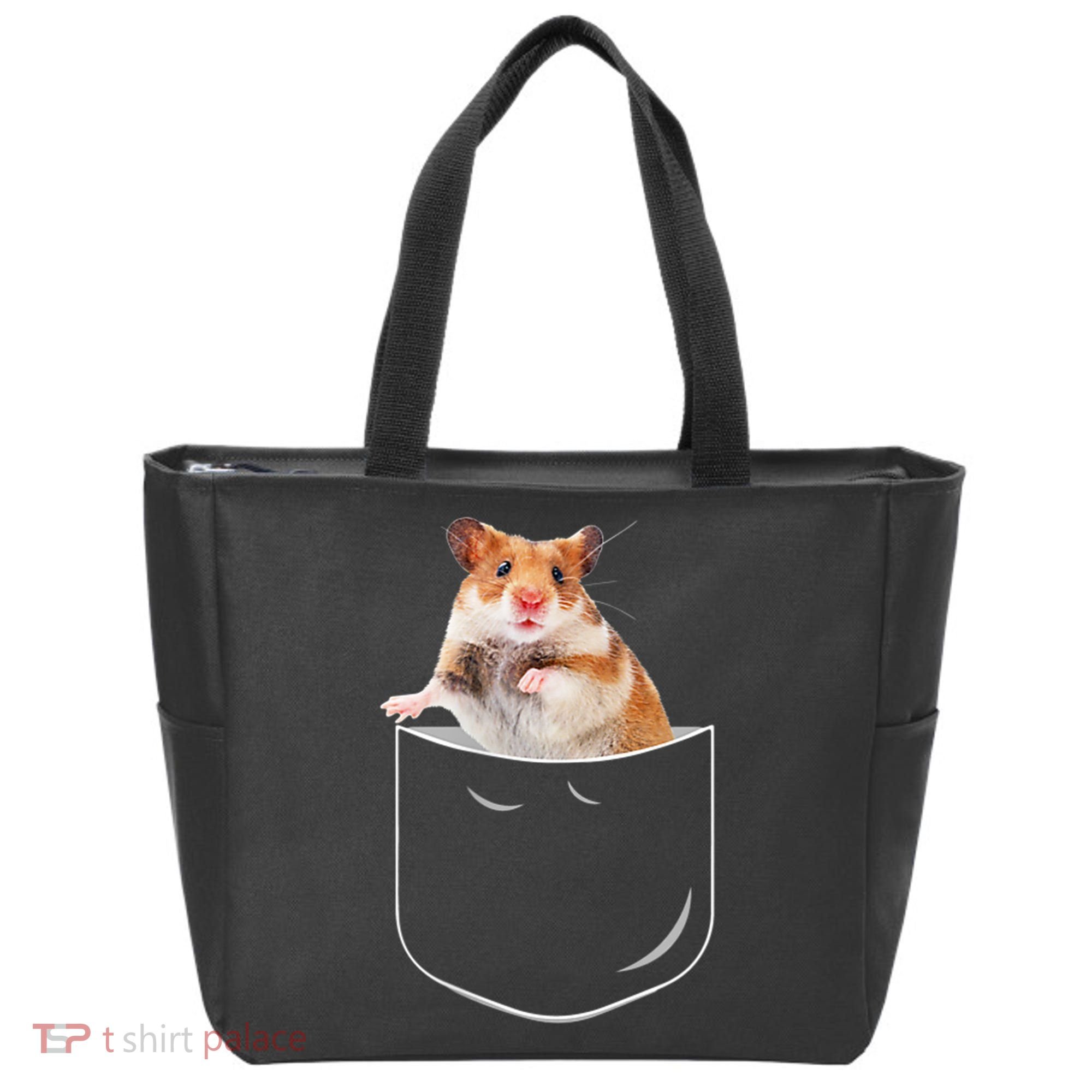 Pocket Hamster Shirt, Funny Hamster In Pocket Gift Tshirt TShirt Tote Bag