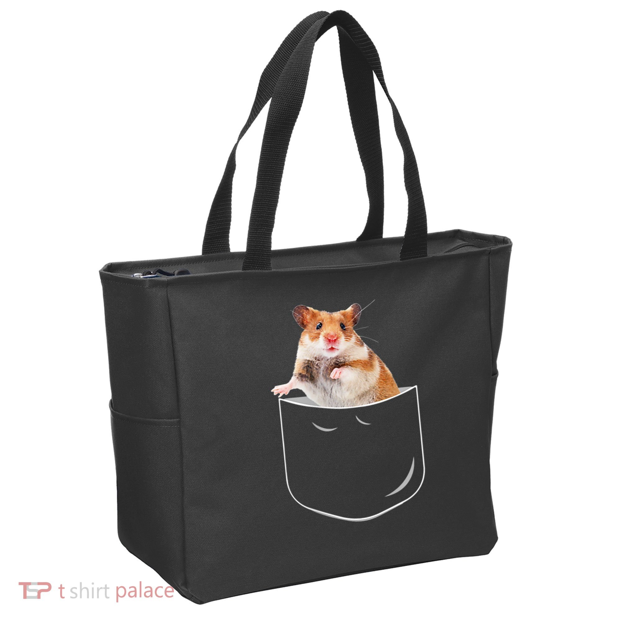 Pocket Hamster Shirt, Funny Hamster In Pocket Gift Tshirt TShirt Tote Bag