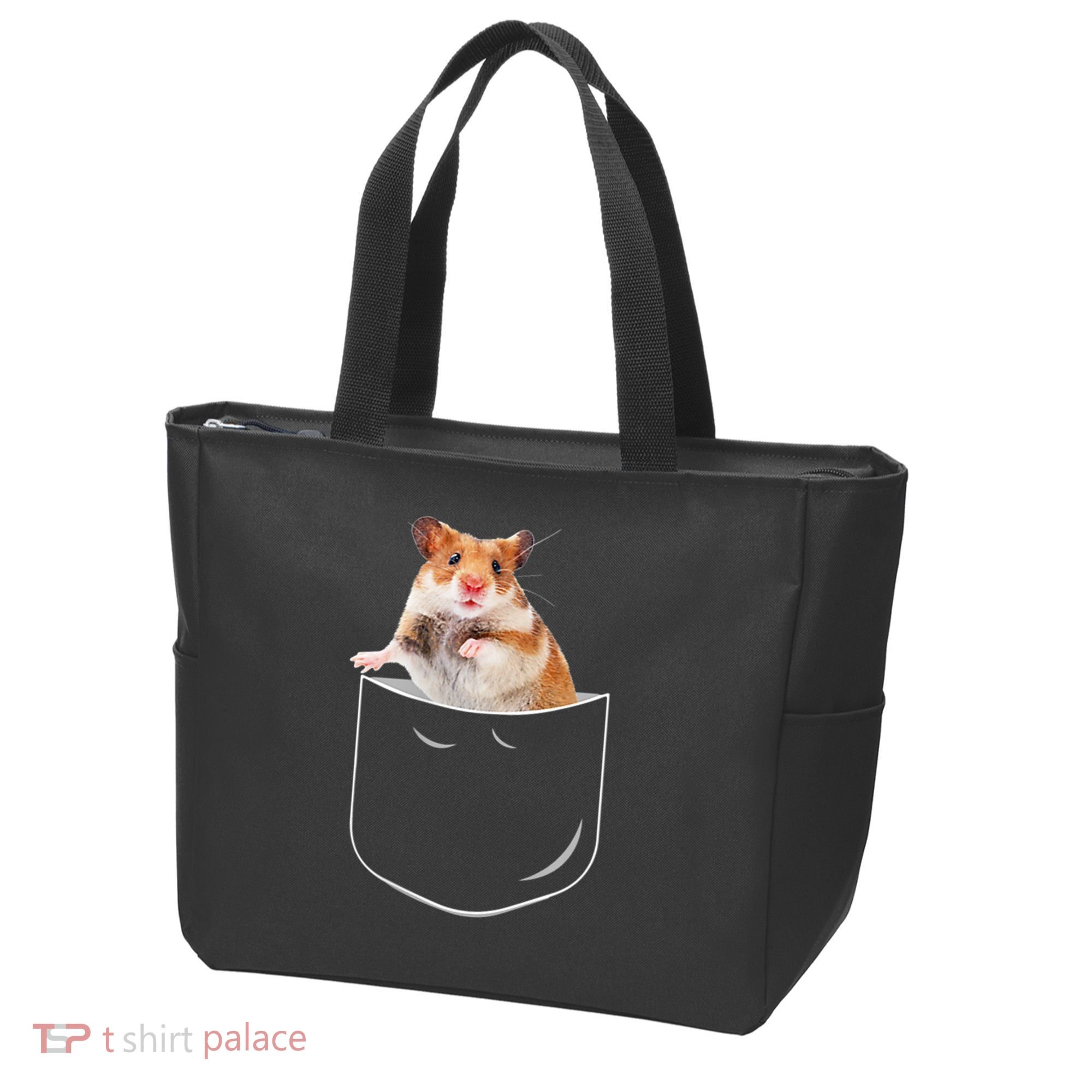 Pocket Hamster Shirt, Funny Hamster In Pocket Gift Tshirt TShirt Tote Bag