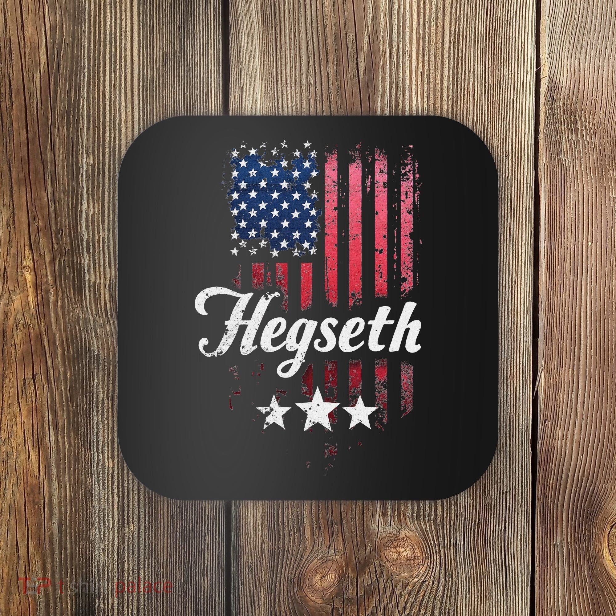Pete Hegseth Secretary Of Defense Trump Pick Maga Support Coaster