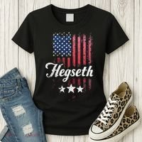 Pete Hegseth Secretary Of Defense Trump Pick Maga Support Women's T-Shirt thumb 3