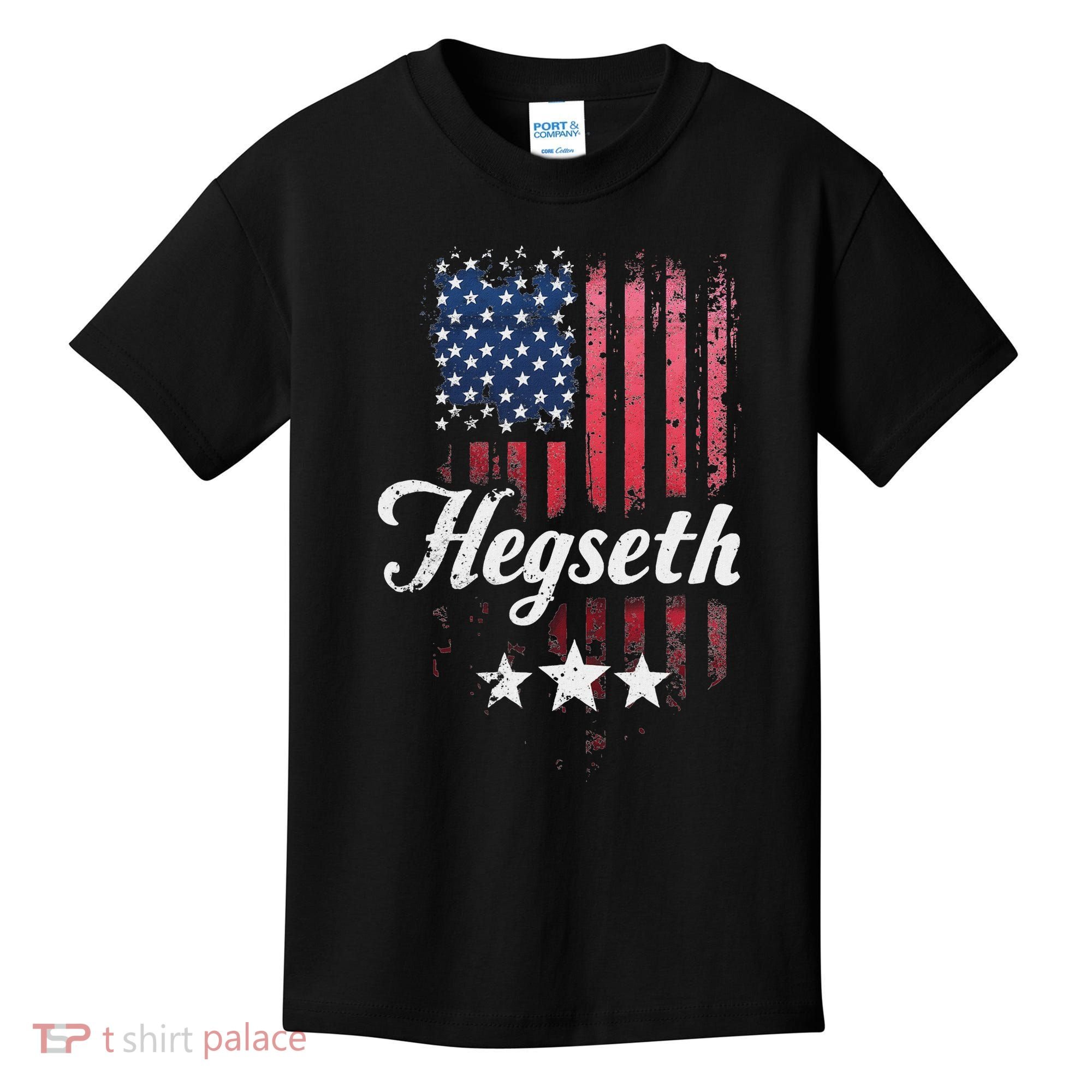 Pete Hegseth Secretary Of Defense Trump Pick Maga Support Kids T-Shirt