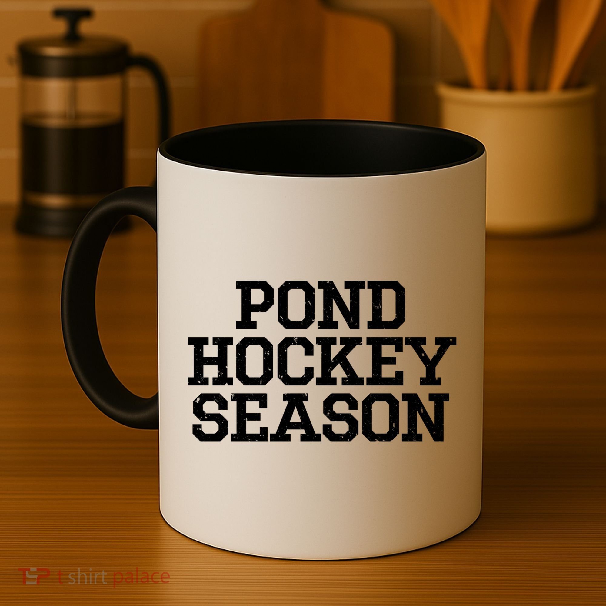 Pond Hockey Season Gift Coffee Mug