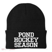 Pond Hockey Season Gift Beanie thumb 0