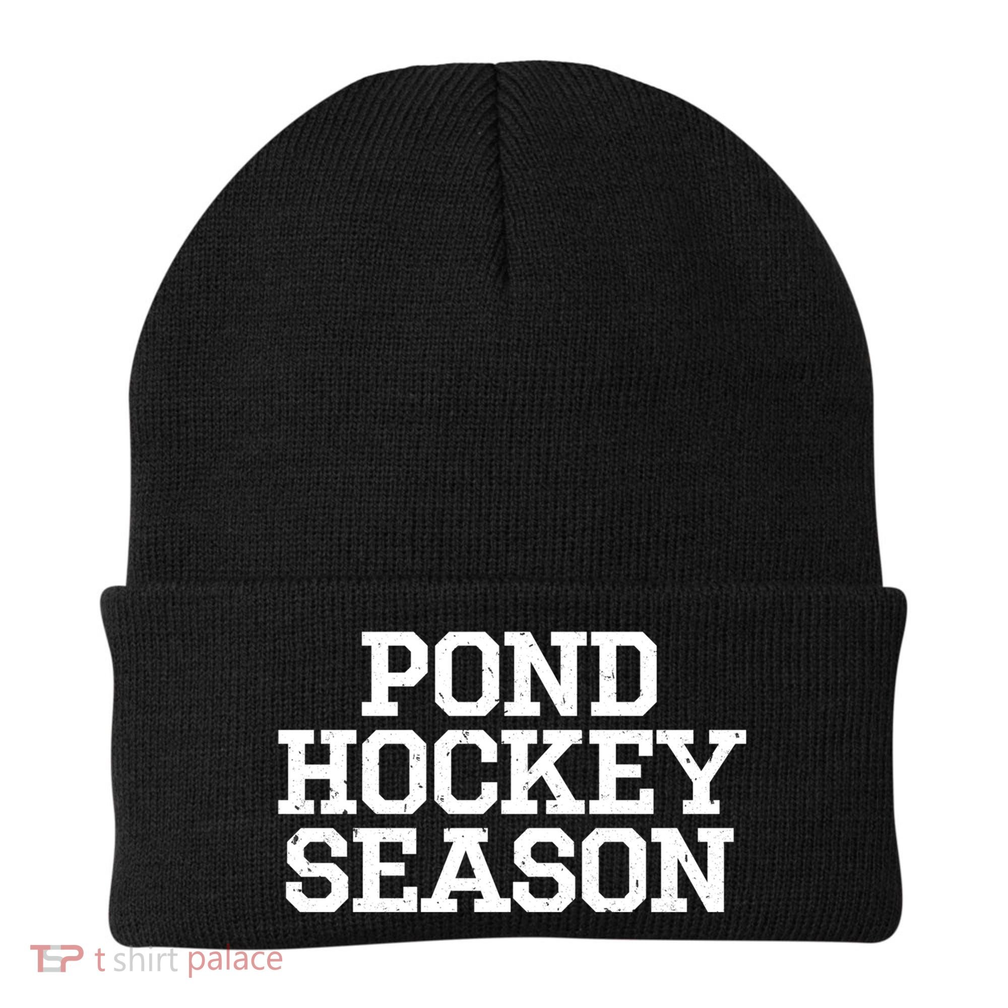 Pond Hockey Season Gift Beanie