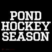Pond Hockey Season Gift Women's Hoodie thumb 2