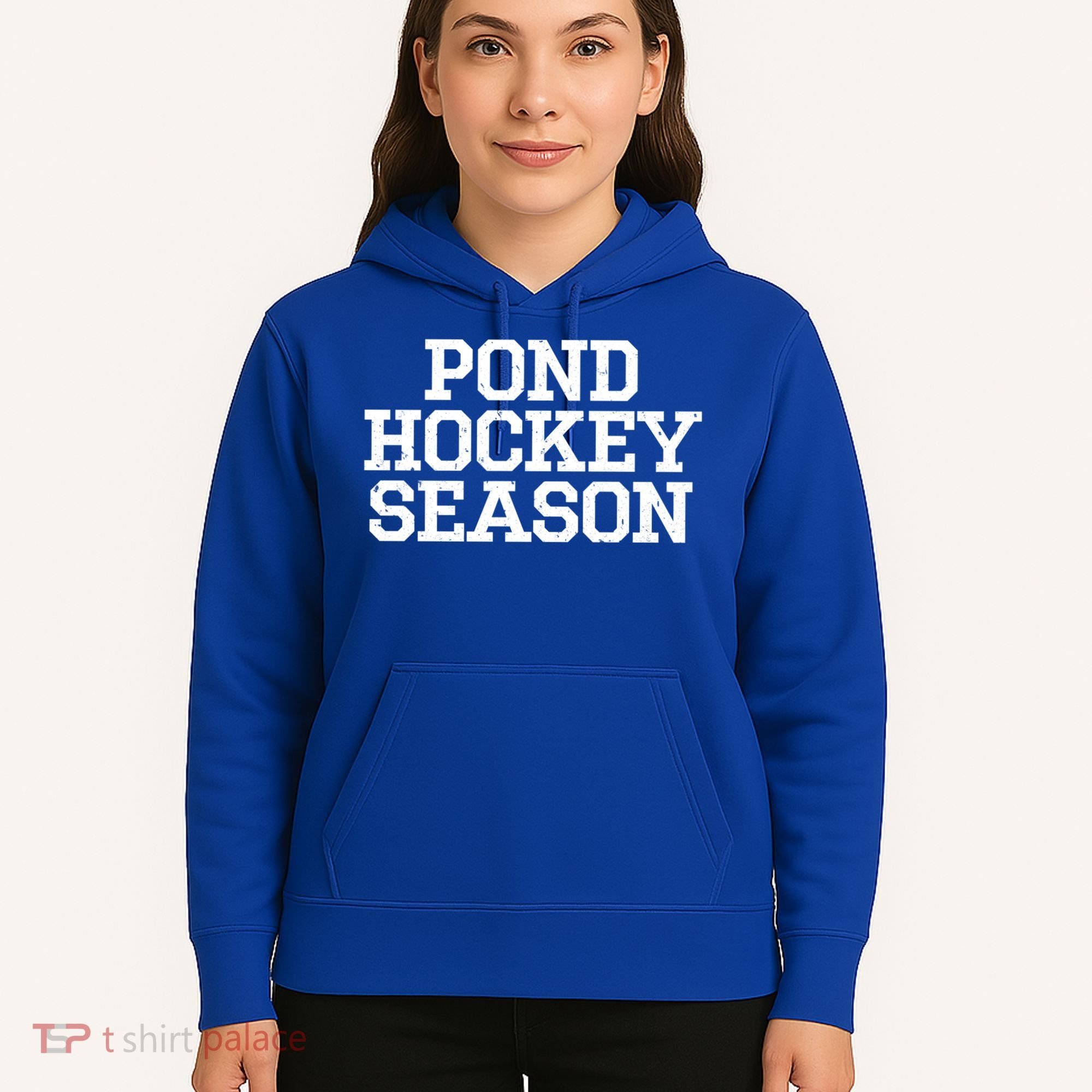 Pond Hockey Season Gift Hoodie