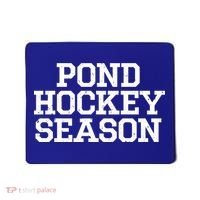 Pond Hockey Season Gift Mousepad thumb 0